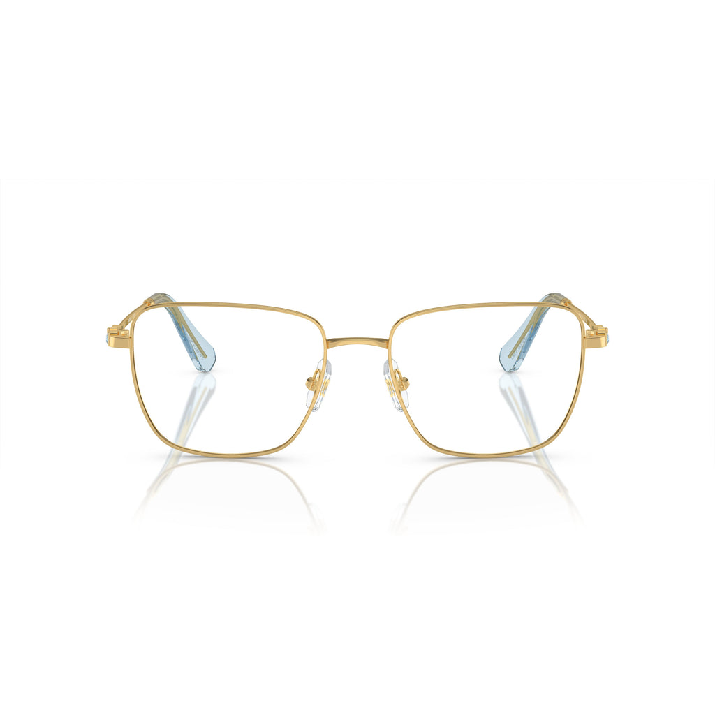 0Sk1003 Delicate Gold Metal Frame Sunglasses with Gradient Temples