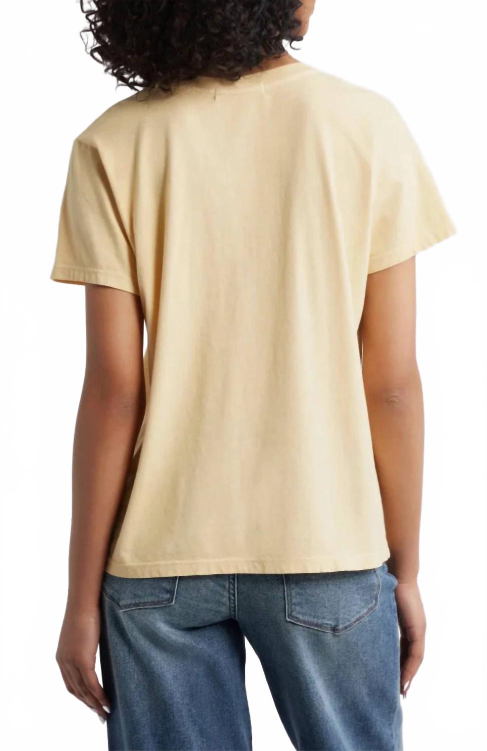 Sun Records Elvis Beach Tee In Butter Yellow