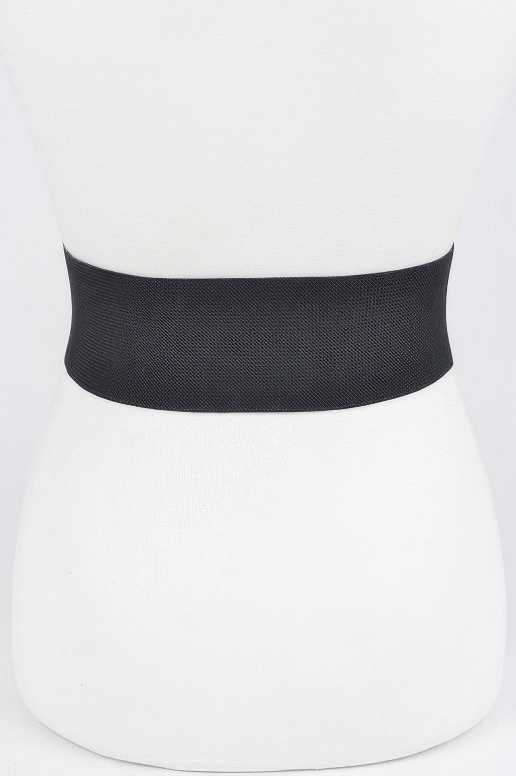 Rhinestone Buckle Stretch Belt
