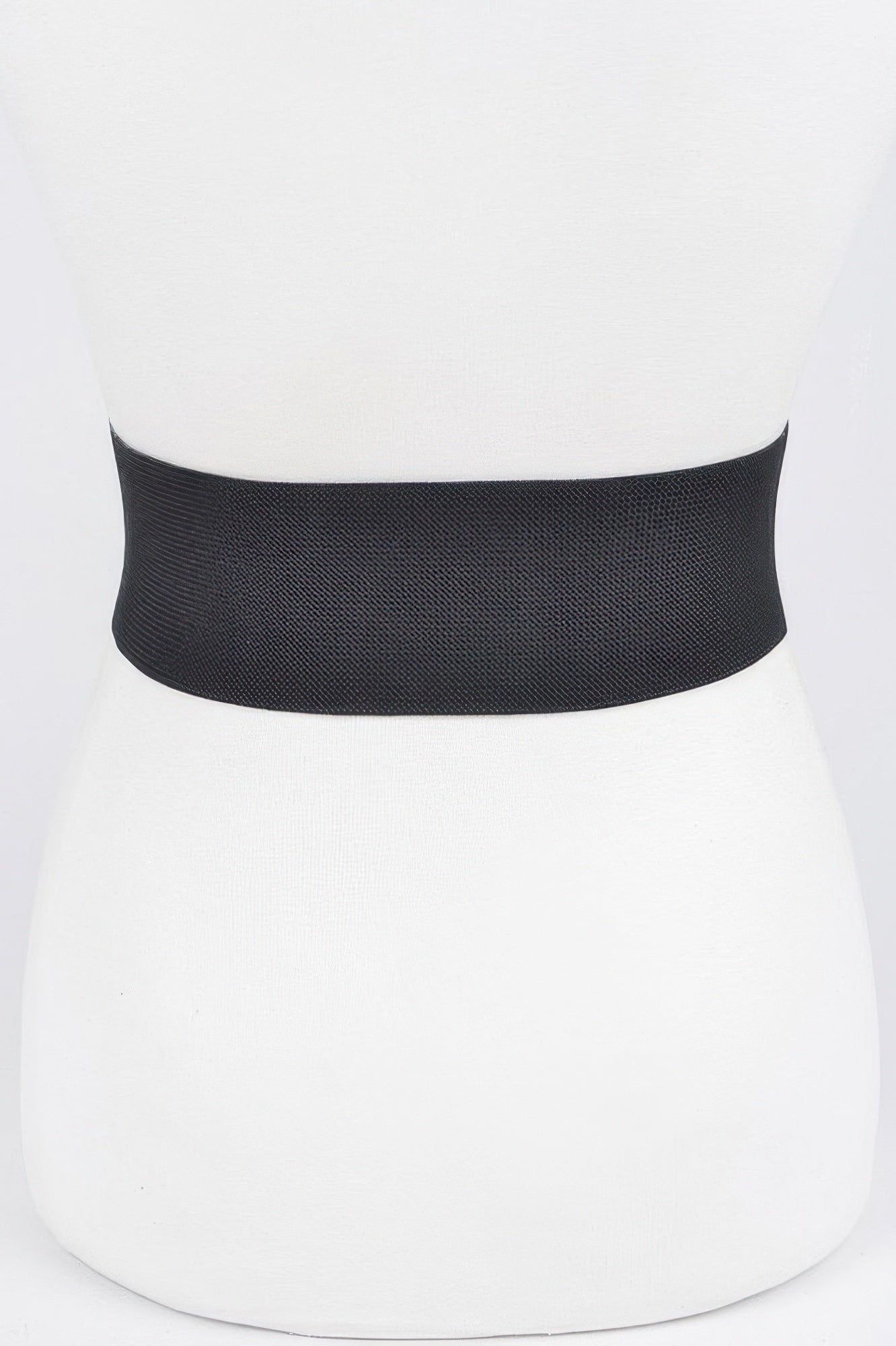 Rhinestone Buckle Stretch Belt