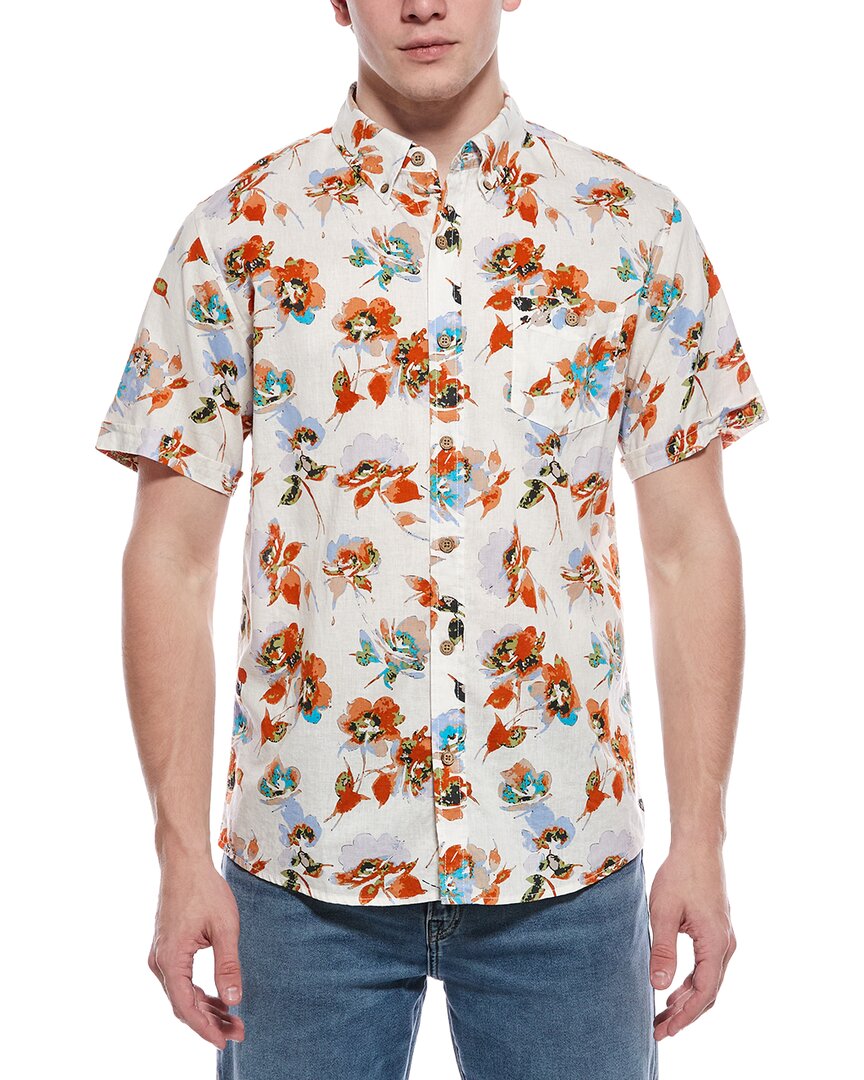 WEATHERPROOF VINTAGE Linen-Blend Shirt