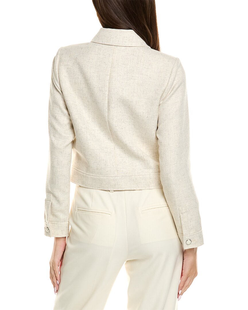 Tahari ASL Linen-Blend Jacket