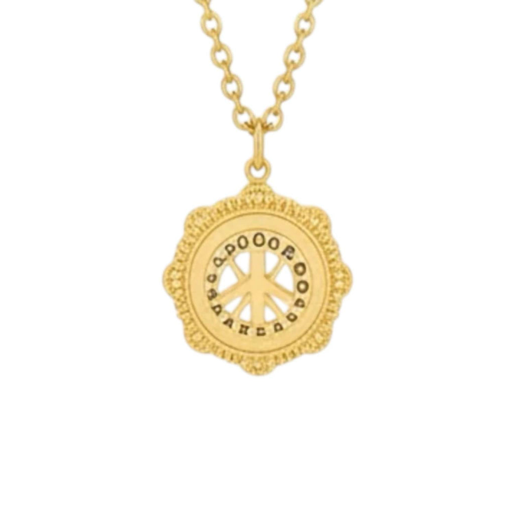 Women's Bee Medallion Necklace In Gold