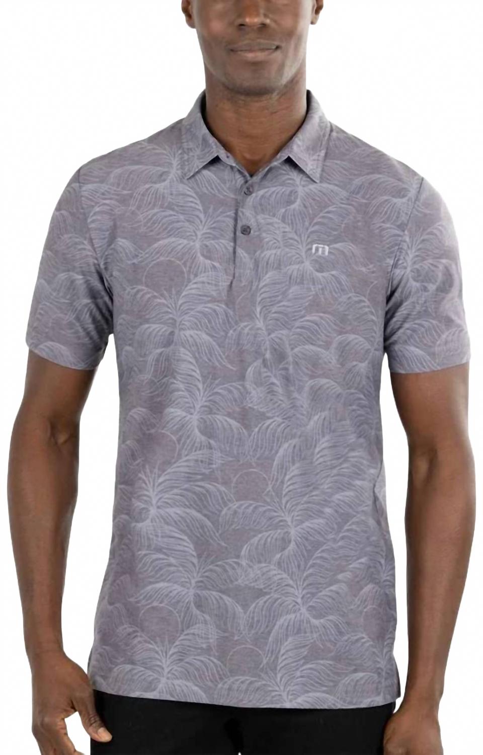 Men's Four Lakes Polo In Heather Dark Gray