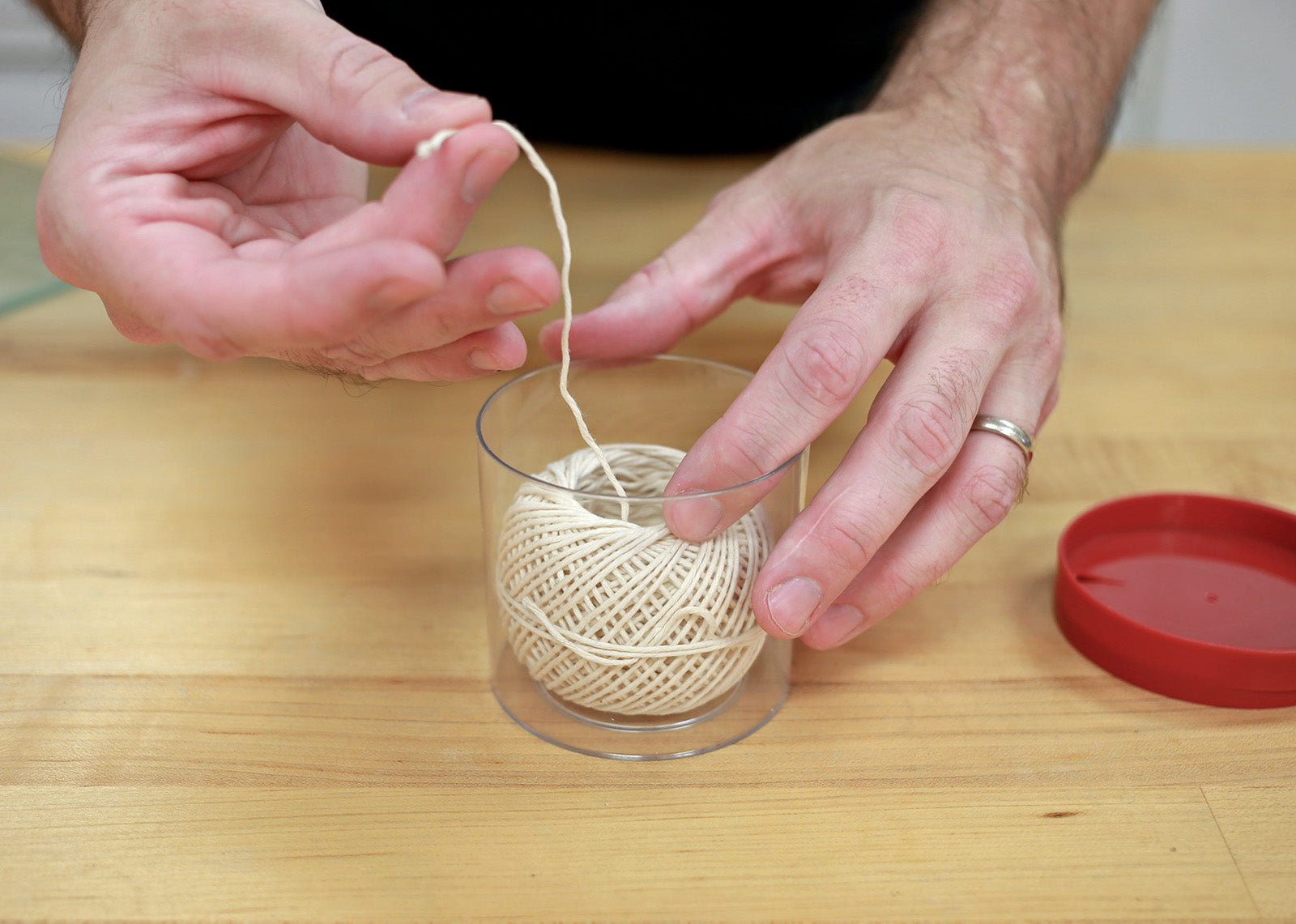 Kuchenprofi Kitchen Twine with Acrylic Twine Dispenser, Includes 164 Feet of Cooking and Baking String