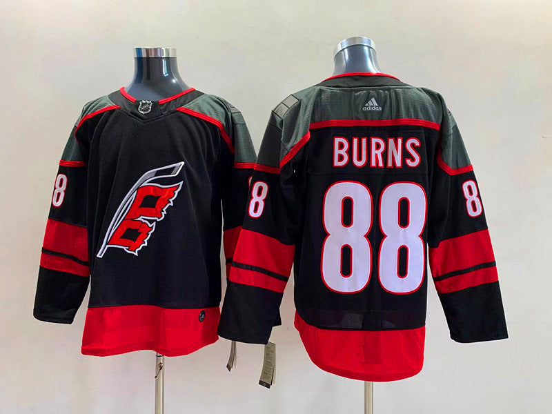 Men's Carolina Hurricanes Brent Burns #88 Black Player jersey