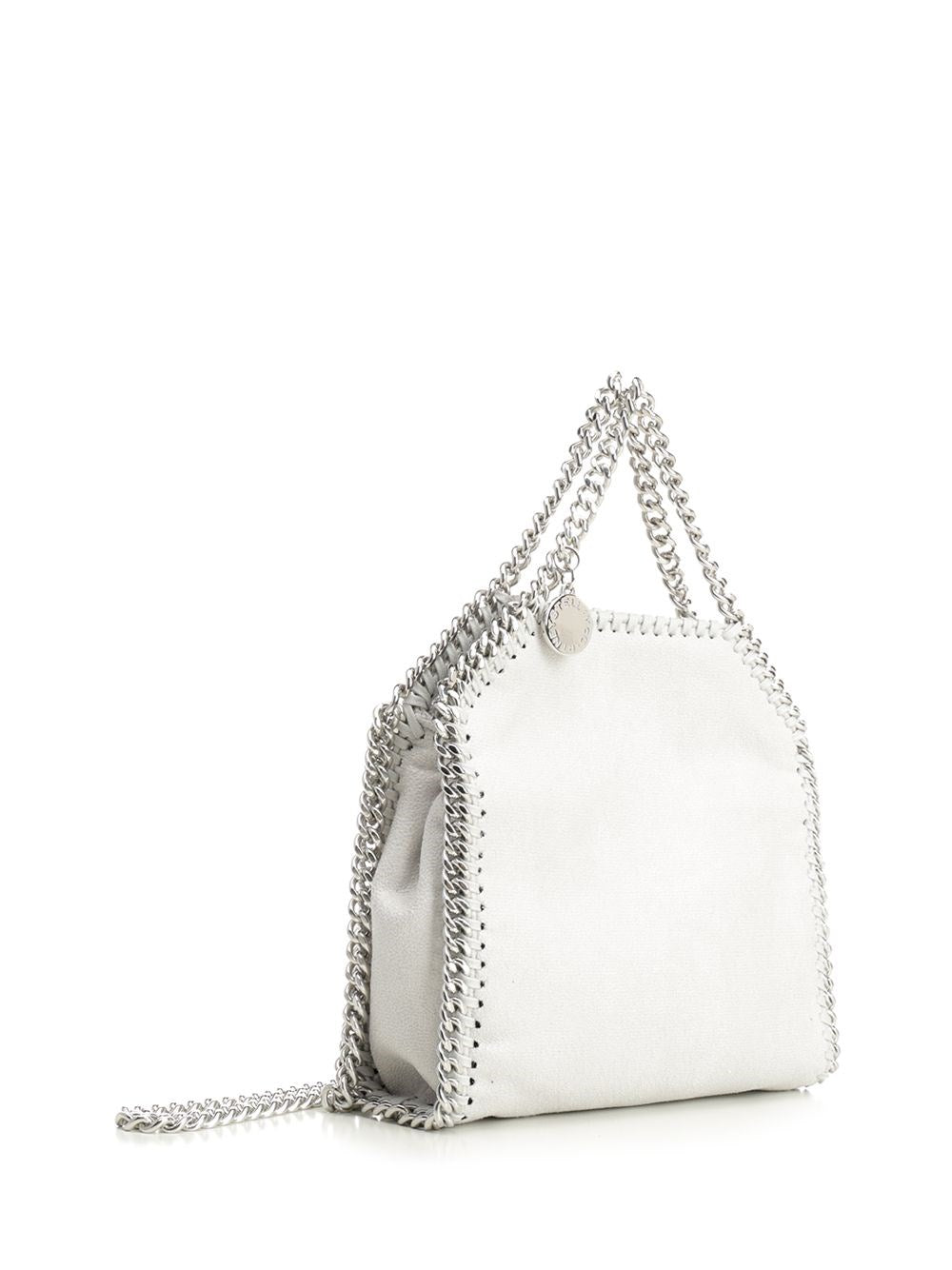 Stella Mccartney Women Falabella Tiny Bag Eco Shaggy Deer W/Stainless Steel Chain - Airlite