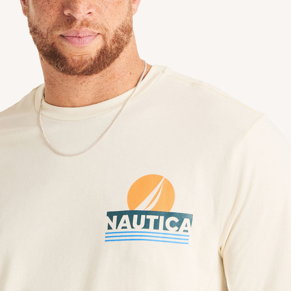 Nautica Mens Big & Tall Sailing International Graphic T-Shirt