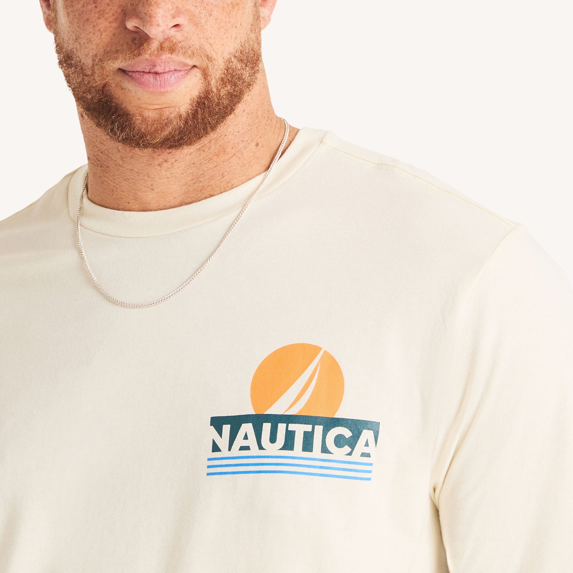 Nautica Mens Big & Tall Sailing International Graphic T-Shirt