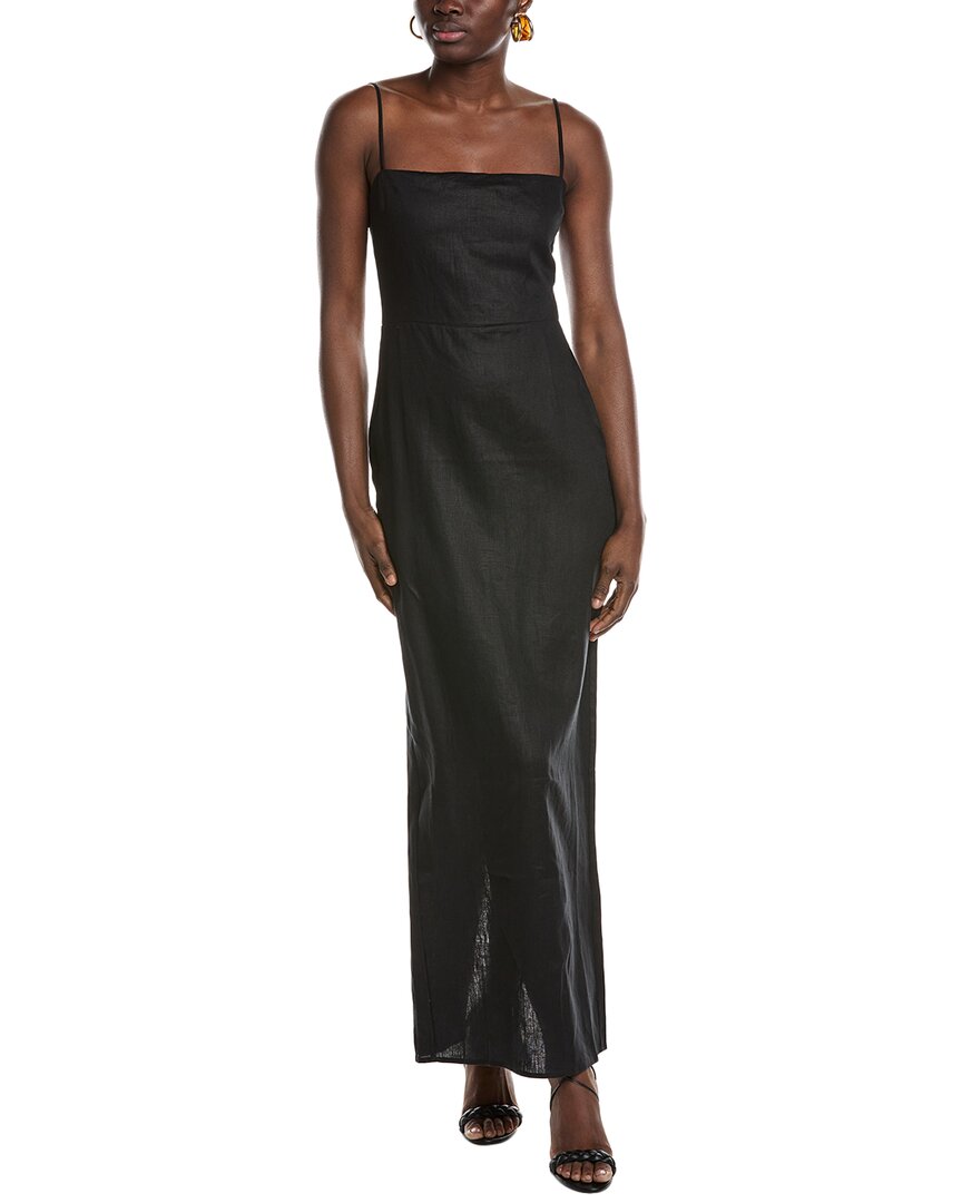 o.p.t Adeline Linen Maxi Dress