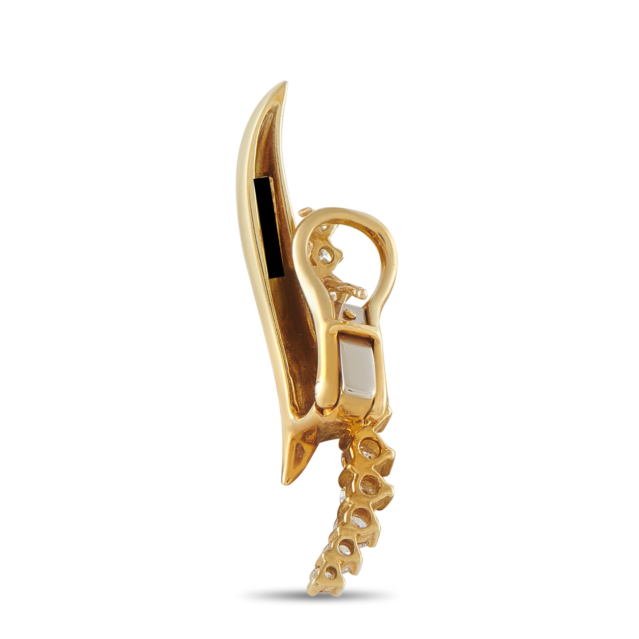 Jose Hess 18K Yellow Gold Diamond Clip-On Earrings JH32-041326