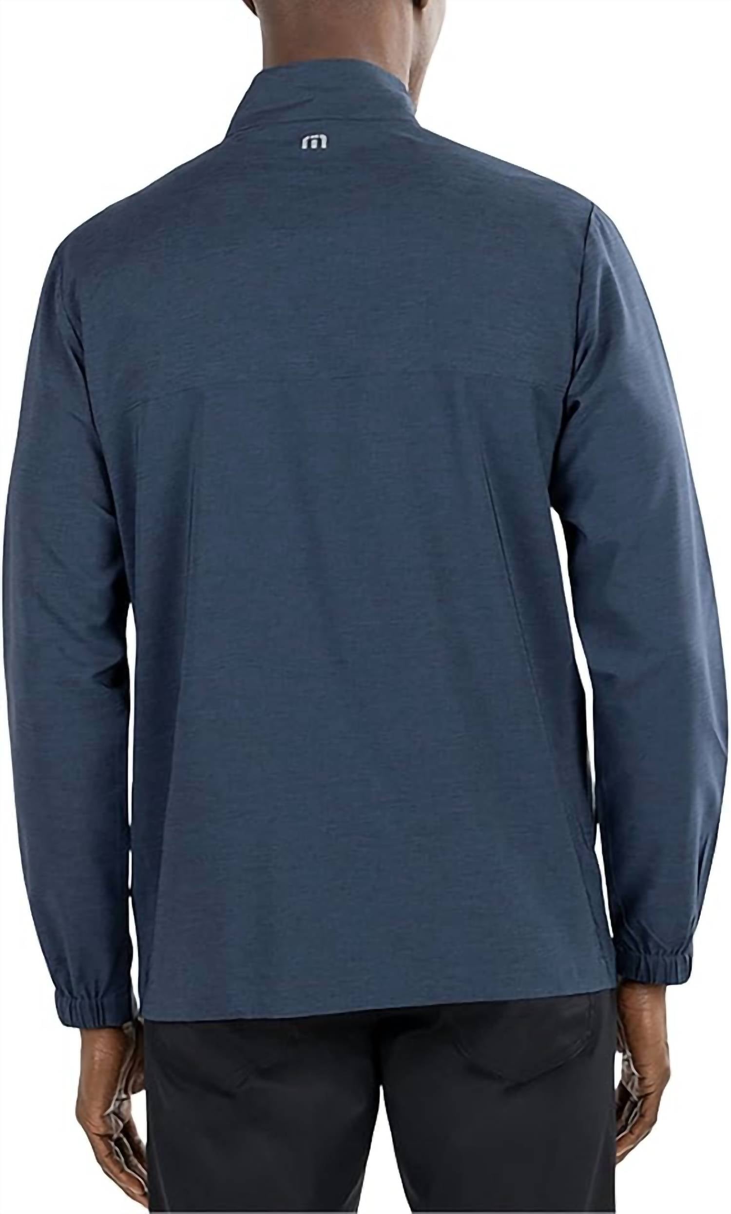 Men's Star Gazing Golf Jacket In Heather Insignia