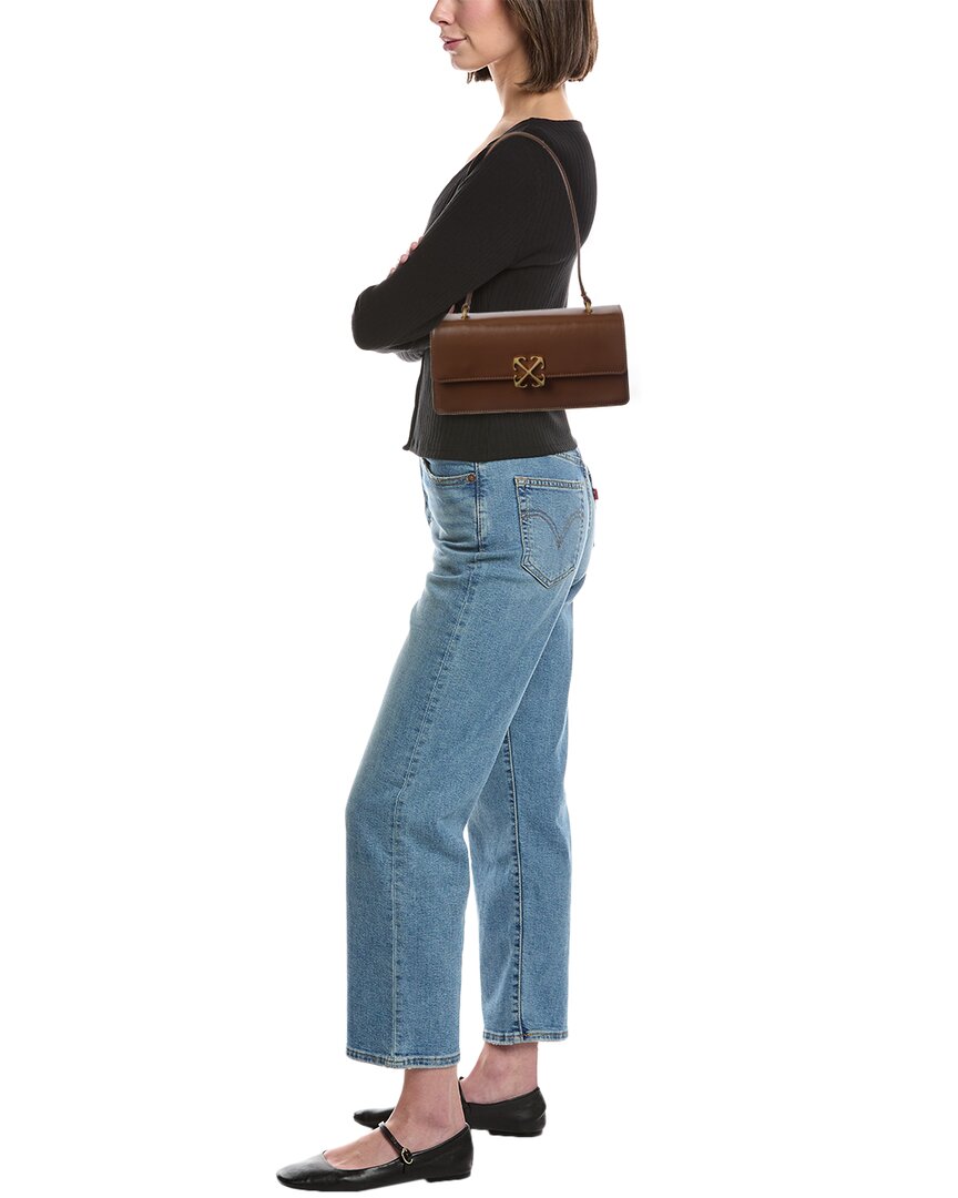 Off-White Jitney Leather Shoulder Bag