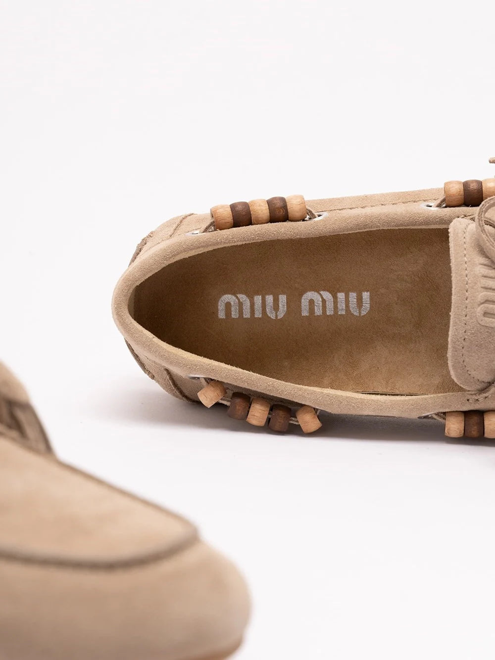 Miu Miu Women Suede Tassel Loafers