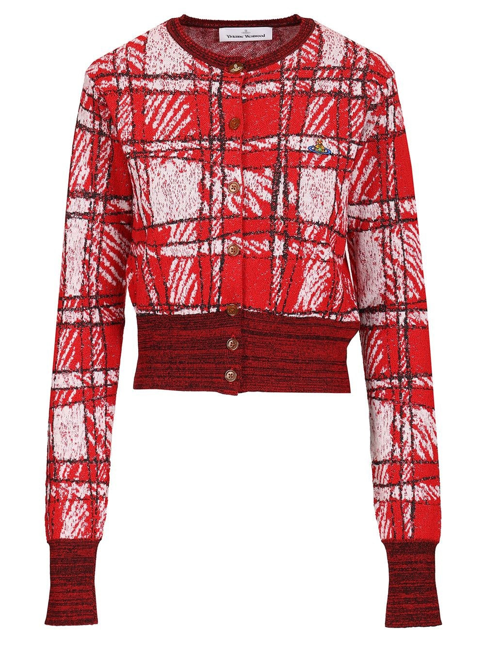 Vivienne Westwood Women Cardigan Scribble Check