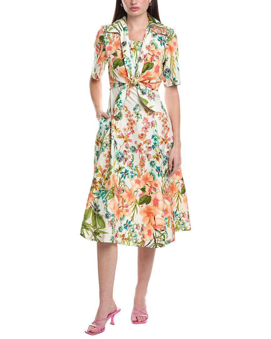Maison Tara Lelis Twill Airflow Midi Dress