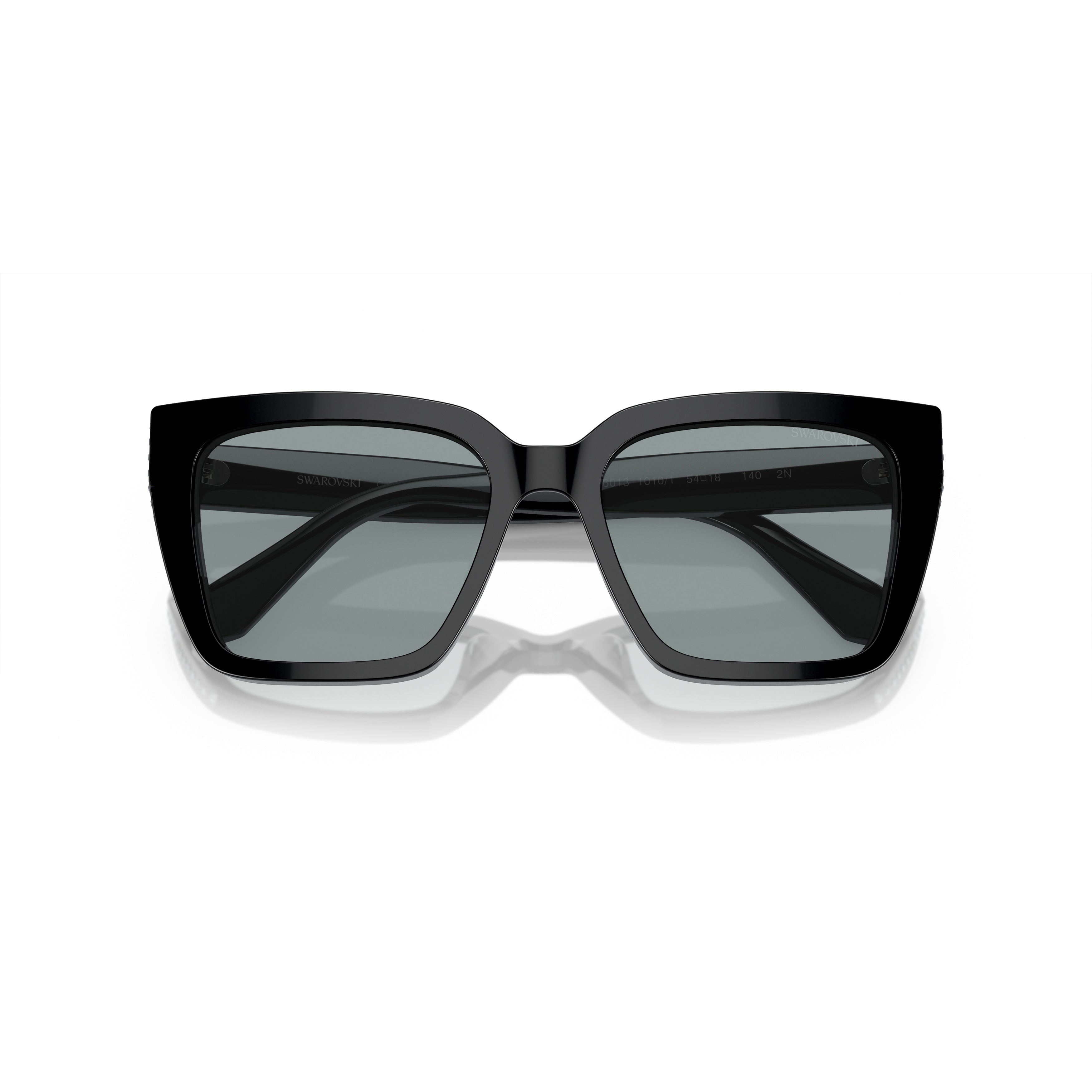 0Sk6013 Oversized Square Frame Sunglasses with Crystal Embellishments