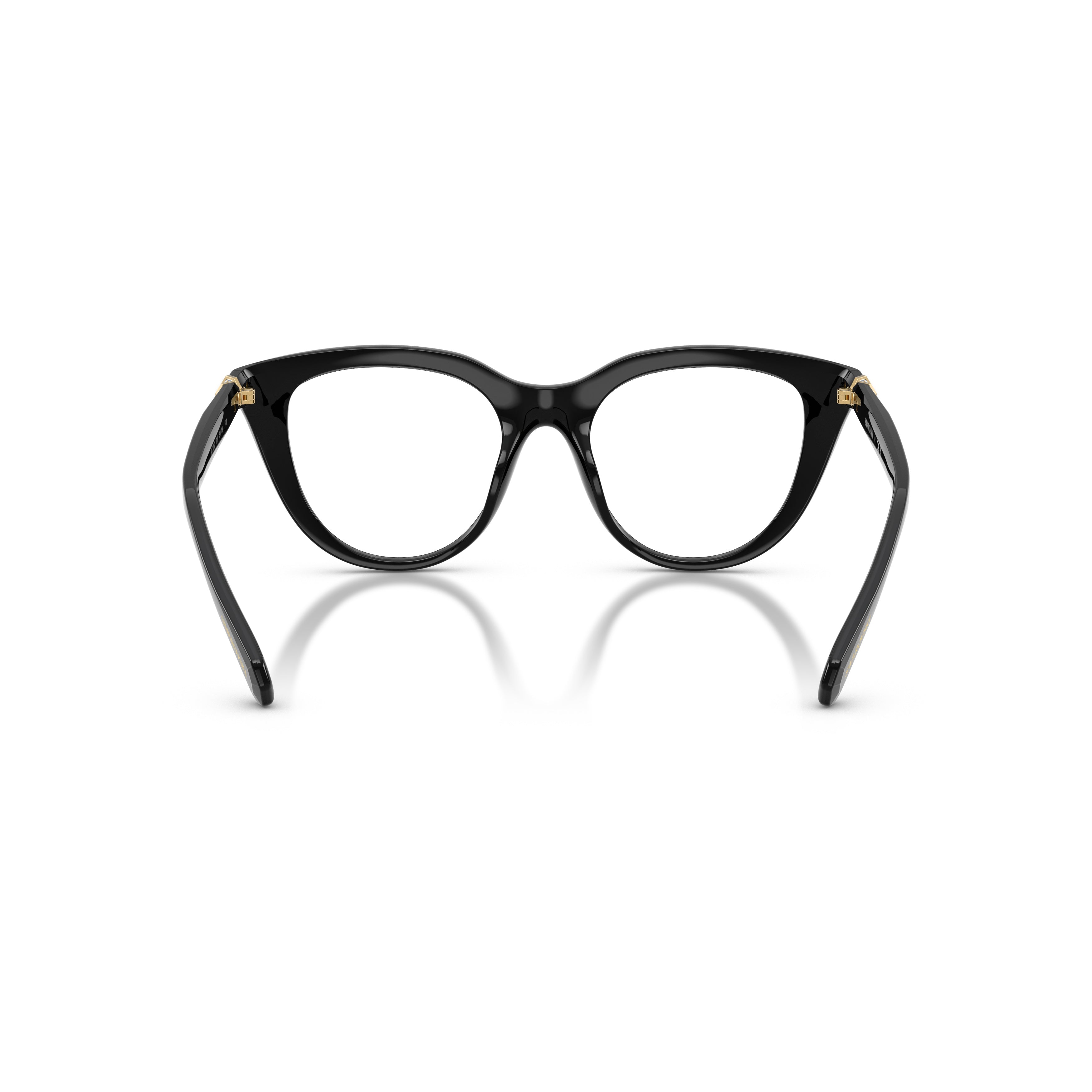 0Sk2052 Bold Cat-Eye Eyeglasses with Gold Accents