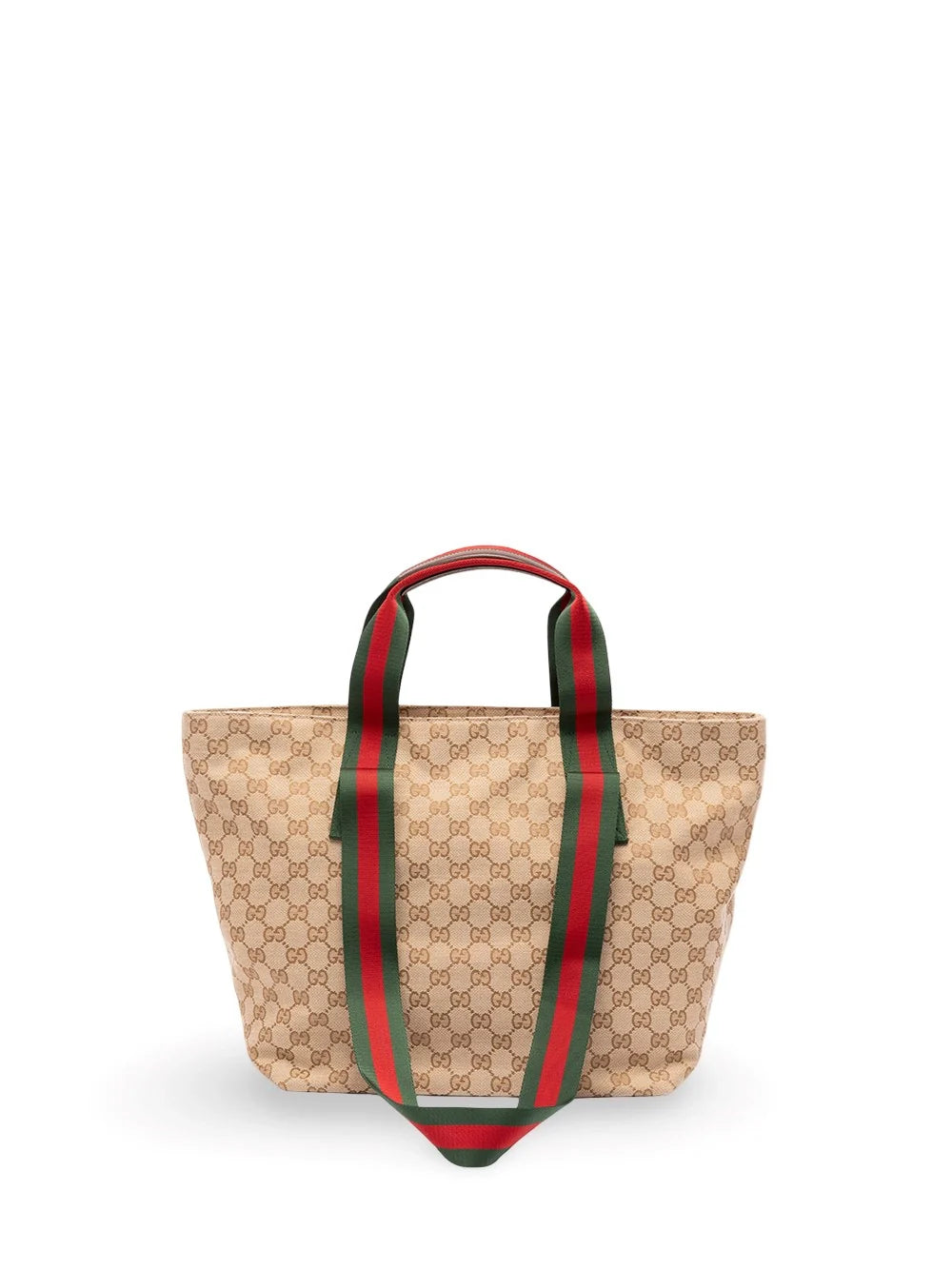 Gucci Men `Gg` Canvas Tote Bag