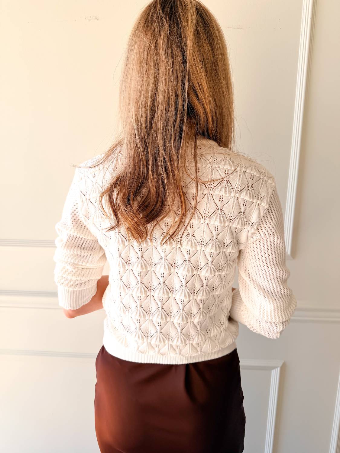 Heirloom Knit Cardigan In Ivory