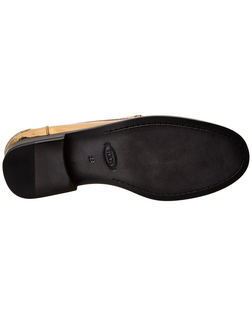 TOD’s Logo Leather Loafer