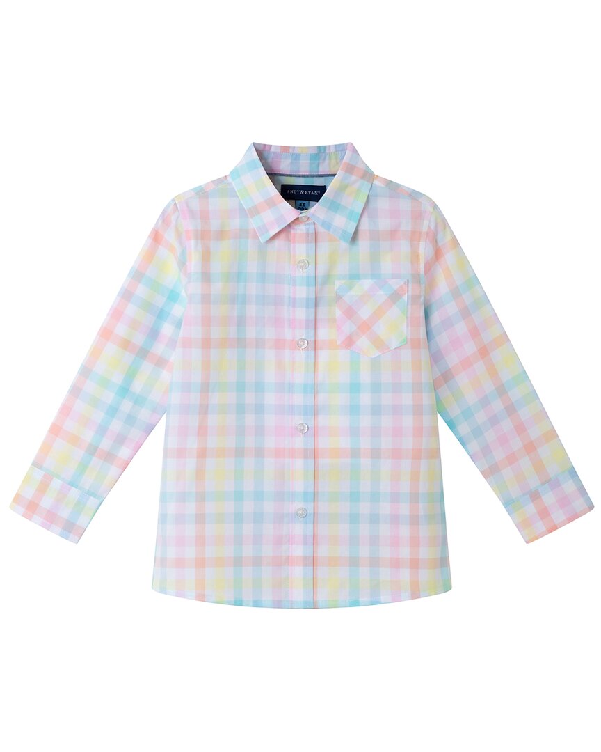Andy & Evan Check Button-Down Shirt