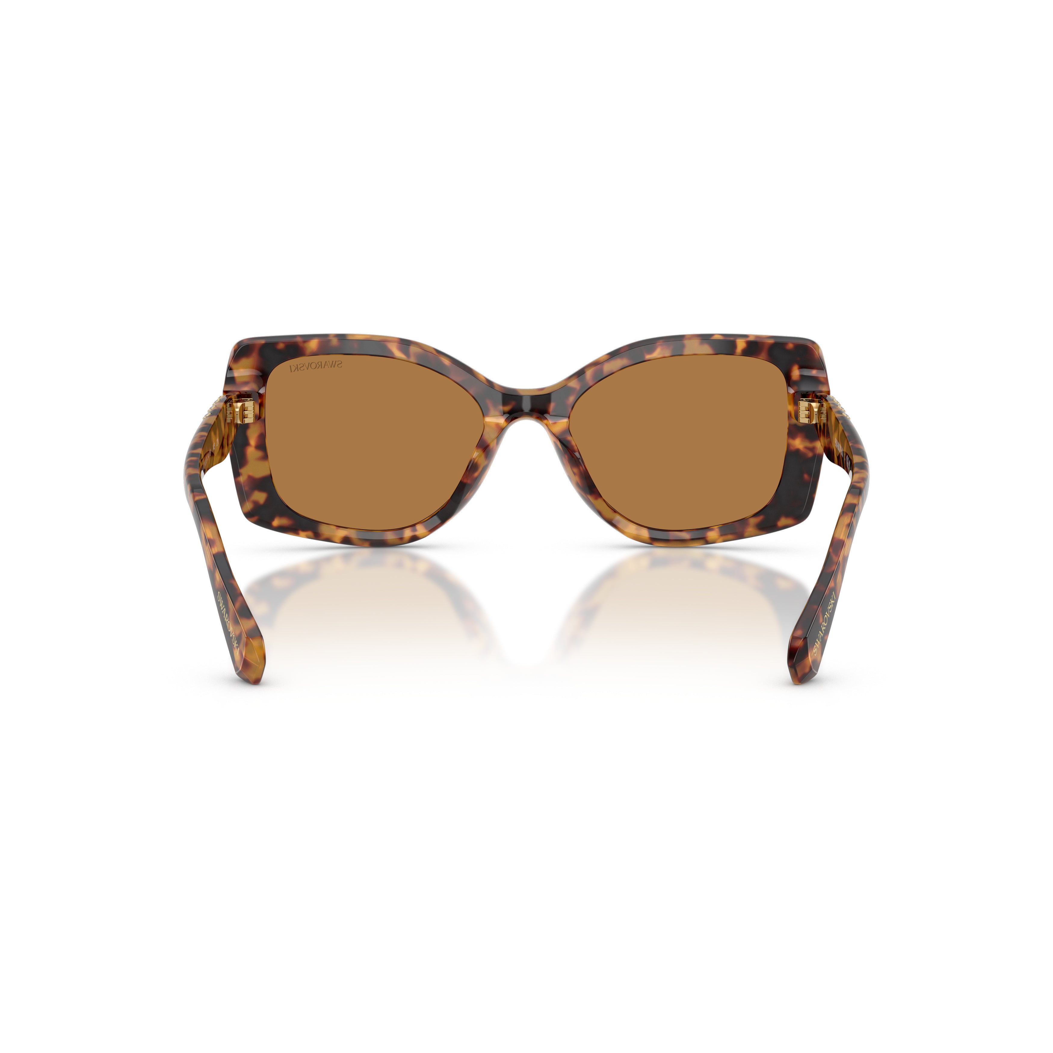 0Sk6058U Oversized Square Frame Sunglasses with Tortoiseshell Acetate