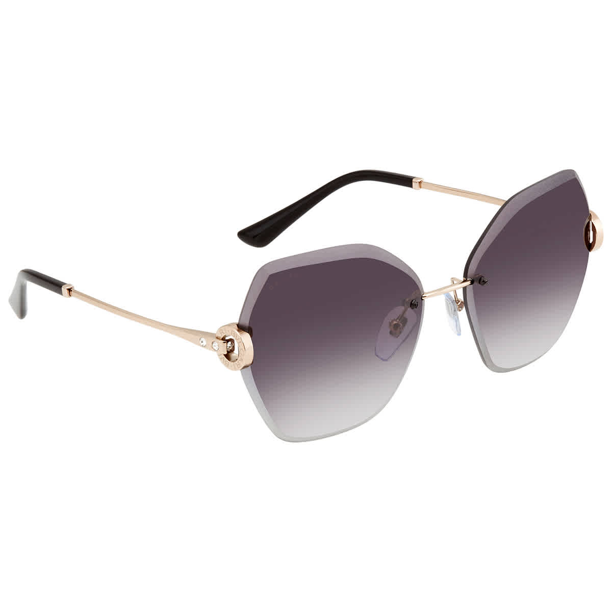 Bvlgari Serpenti Grey Gradient Butterfly Ladies Sunglasses BV6105B 20148G 62