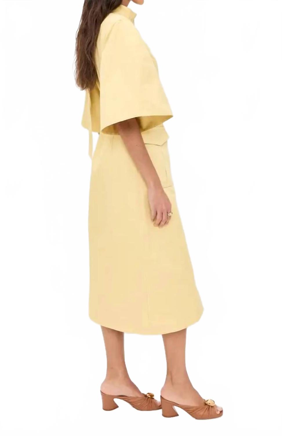 Ilardi Dress In Yellow