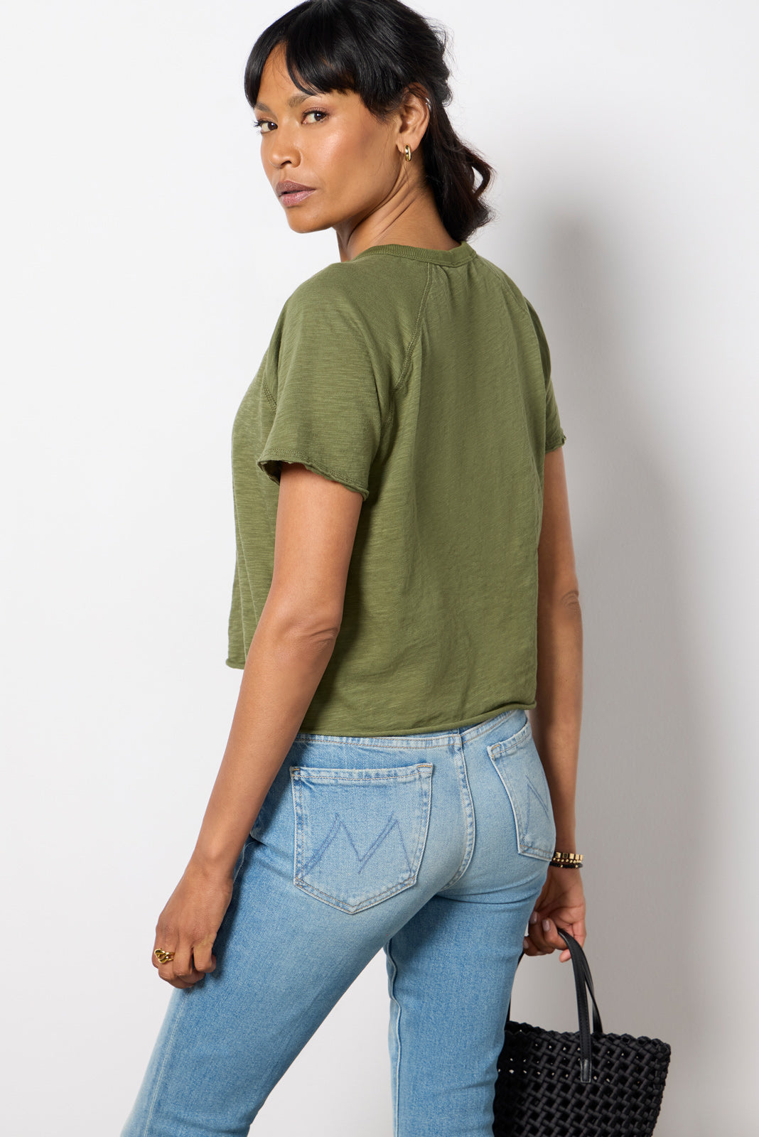 Women's Split Neck T-Shirt