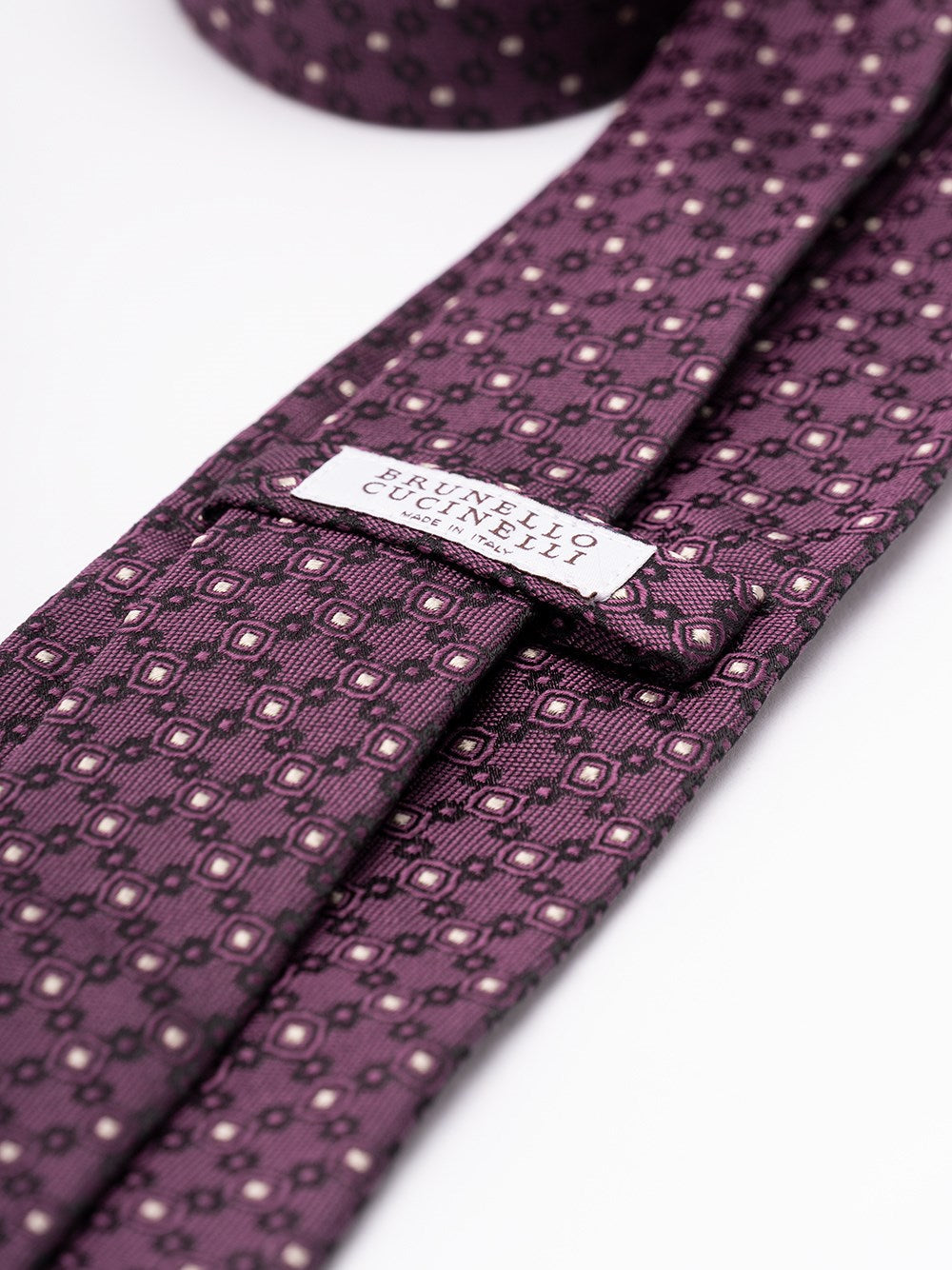 Brunello Cucinelli Men Necktie With Jacquard Pattern