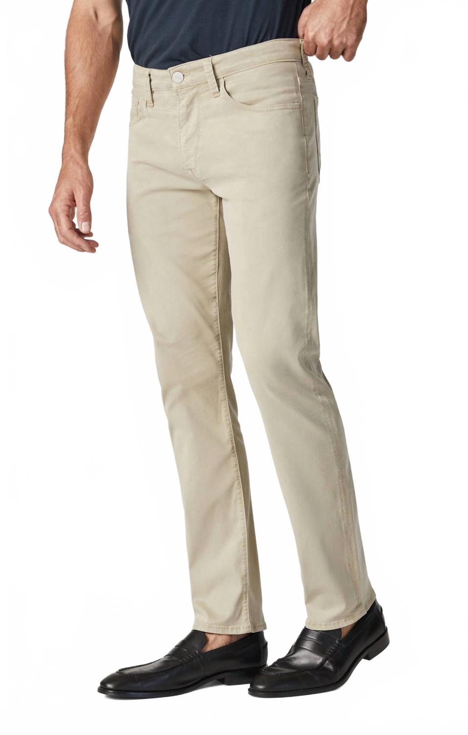 Courage Straight Leg Pants In Aluminum Twill
