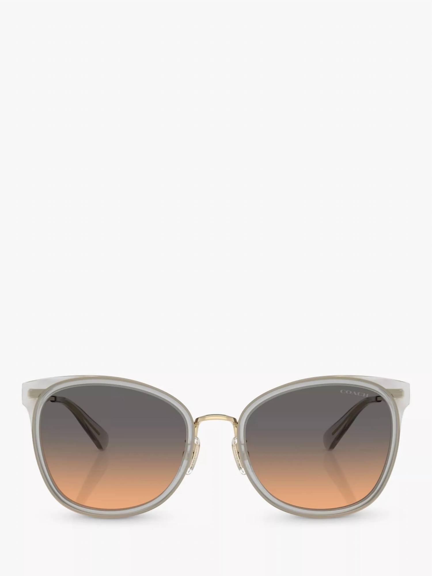 Women's Hc 7170 Sunglasses In Light Gold/dove Grey