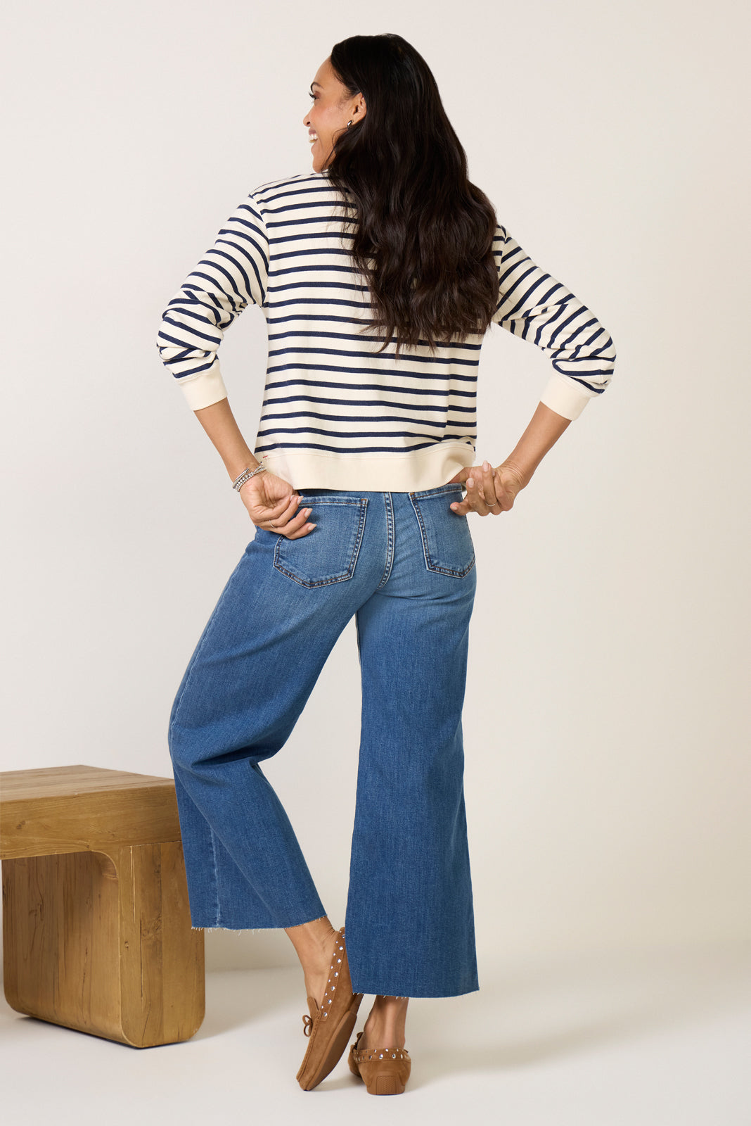 Women's Meg High Rise Wide Leg Jeans