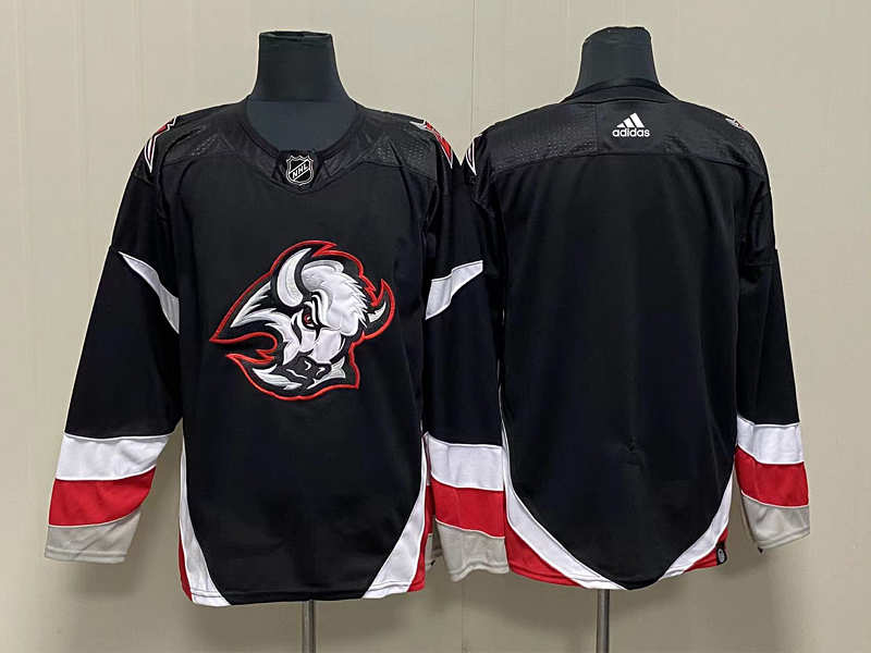 Men's Buffalo Sabres Black Alternate Premier Breakaway Blank jersey