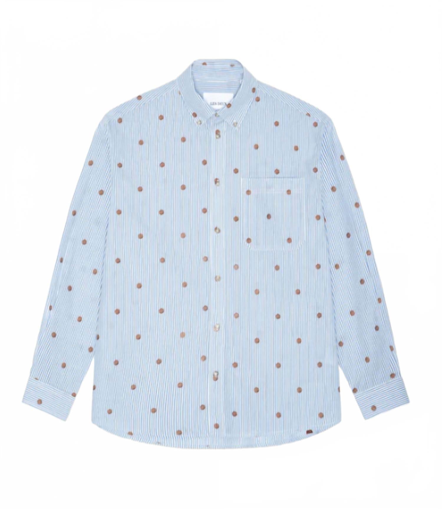 Kolton Stripe Basketball Shirt In Allure