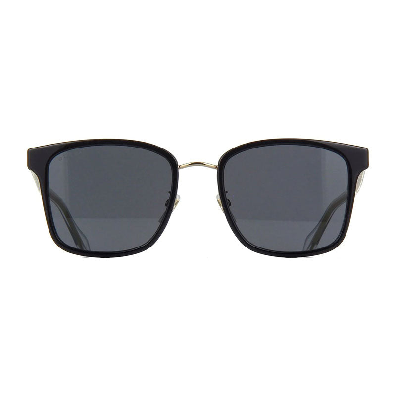 Gucci Sunglasses Square Full Rim, Black Frame And Grey Lens Gg0563Sk001