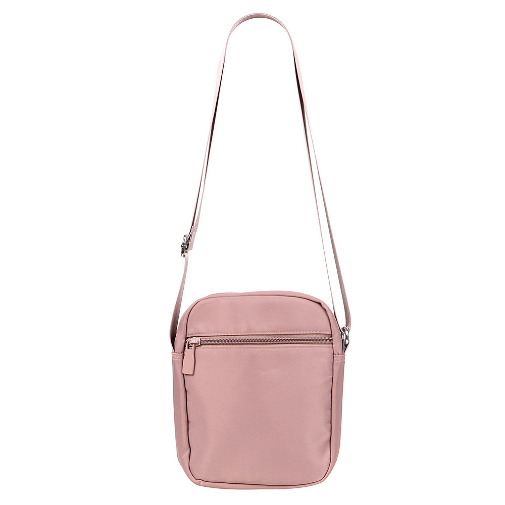 Compact Solid Multi Pocket Crossbody Bag