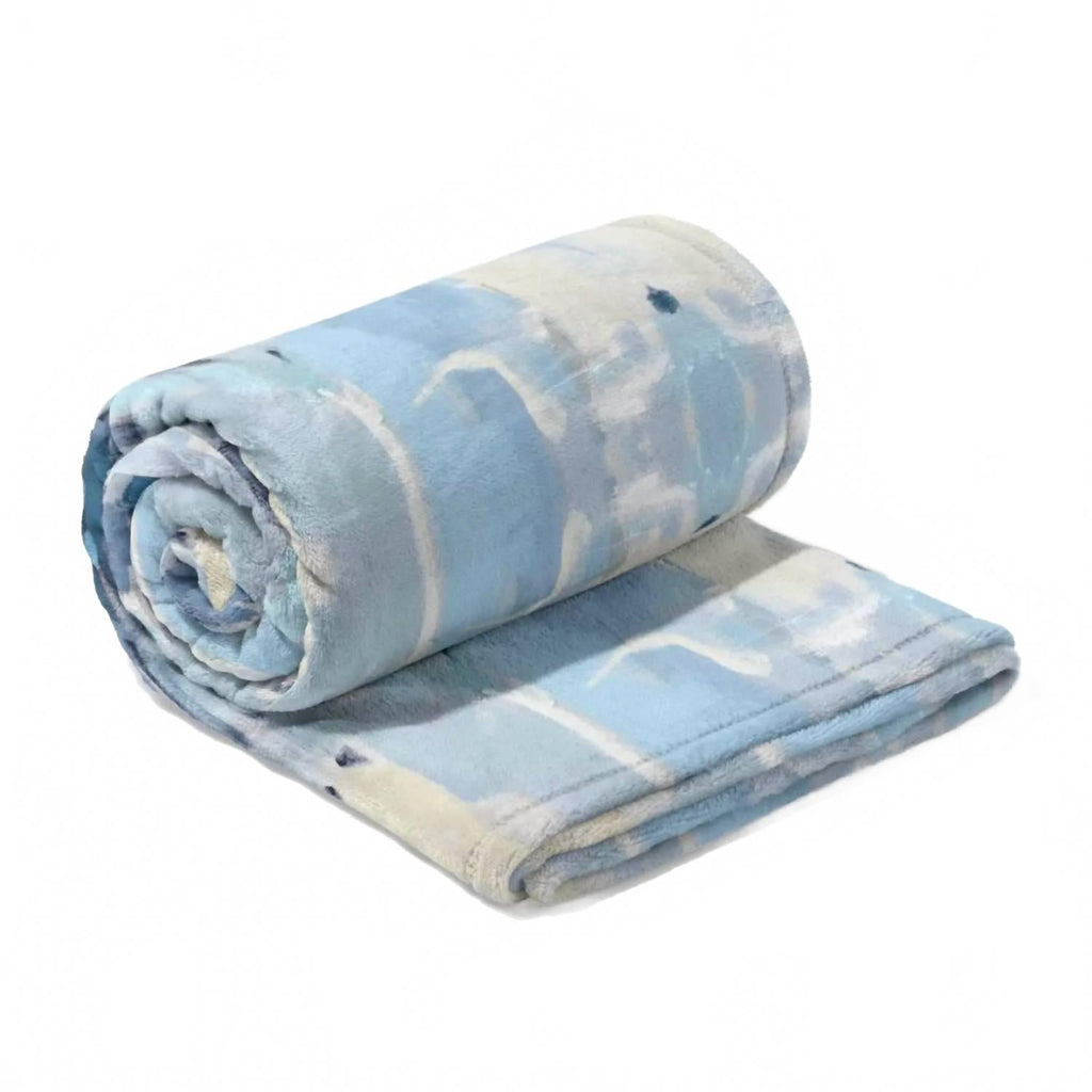Ocean Breeze Fleece Blanket In Blue