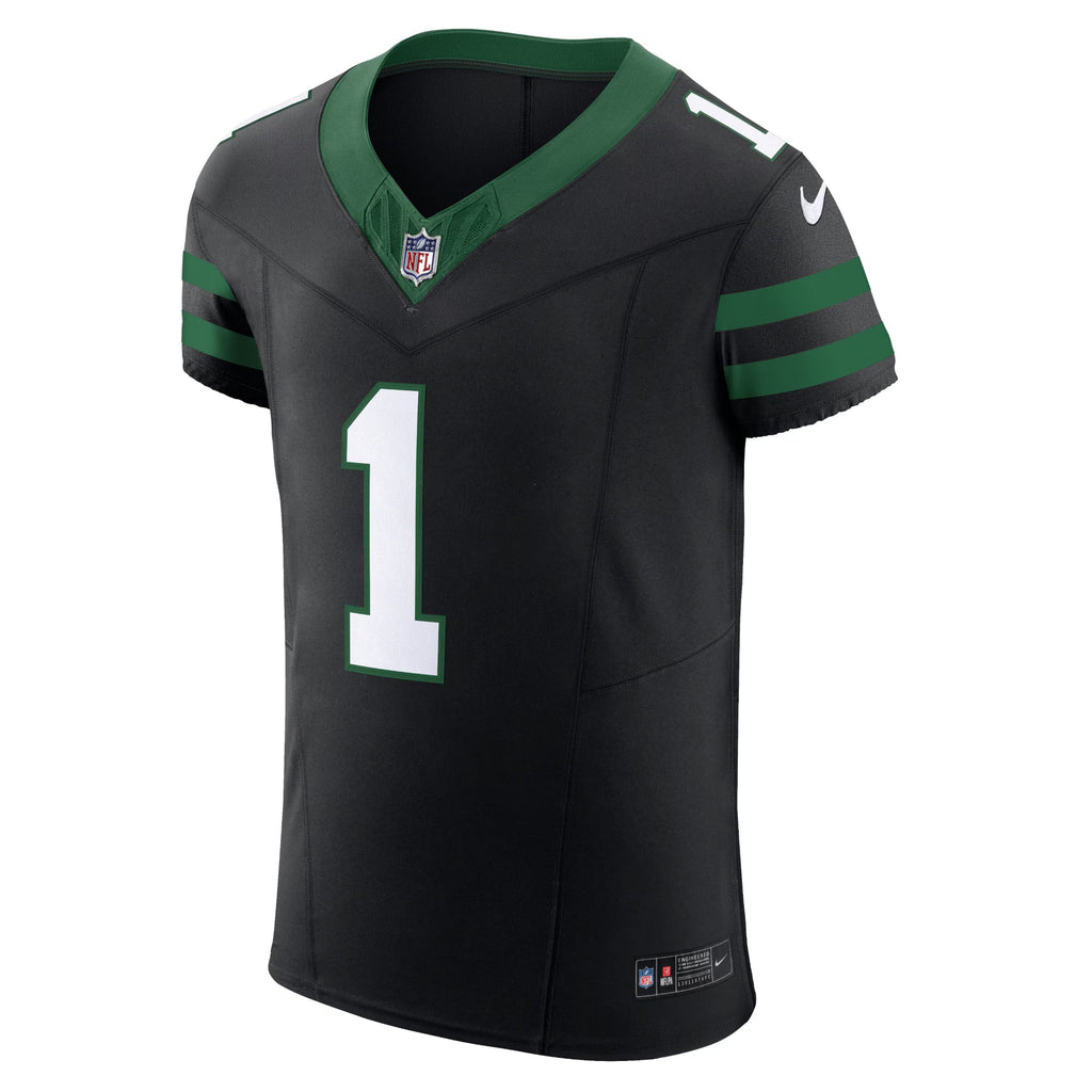 New York Jets Ahmad Sauce Gardner Black Vapor F.U.S.E. Elite Jersey Vapor F.U.S.E. Elite Jersey