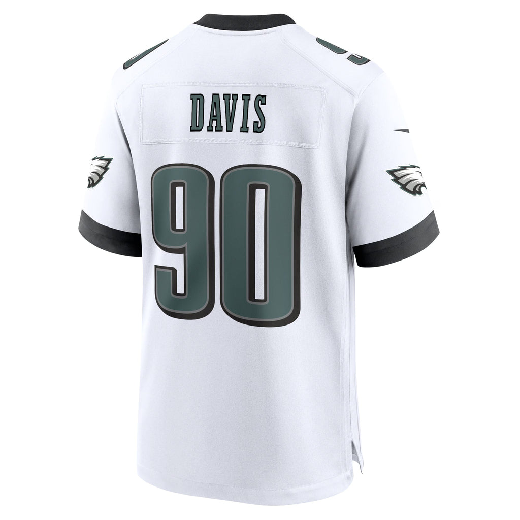 Philadelphia Eagles Jordan Davis White White Game Jersey