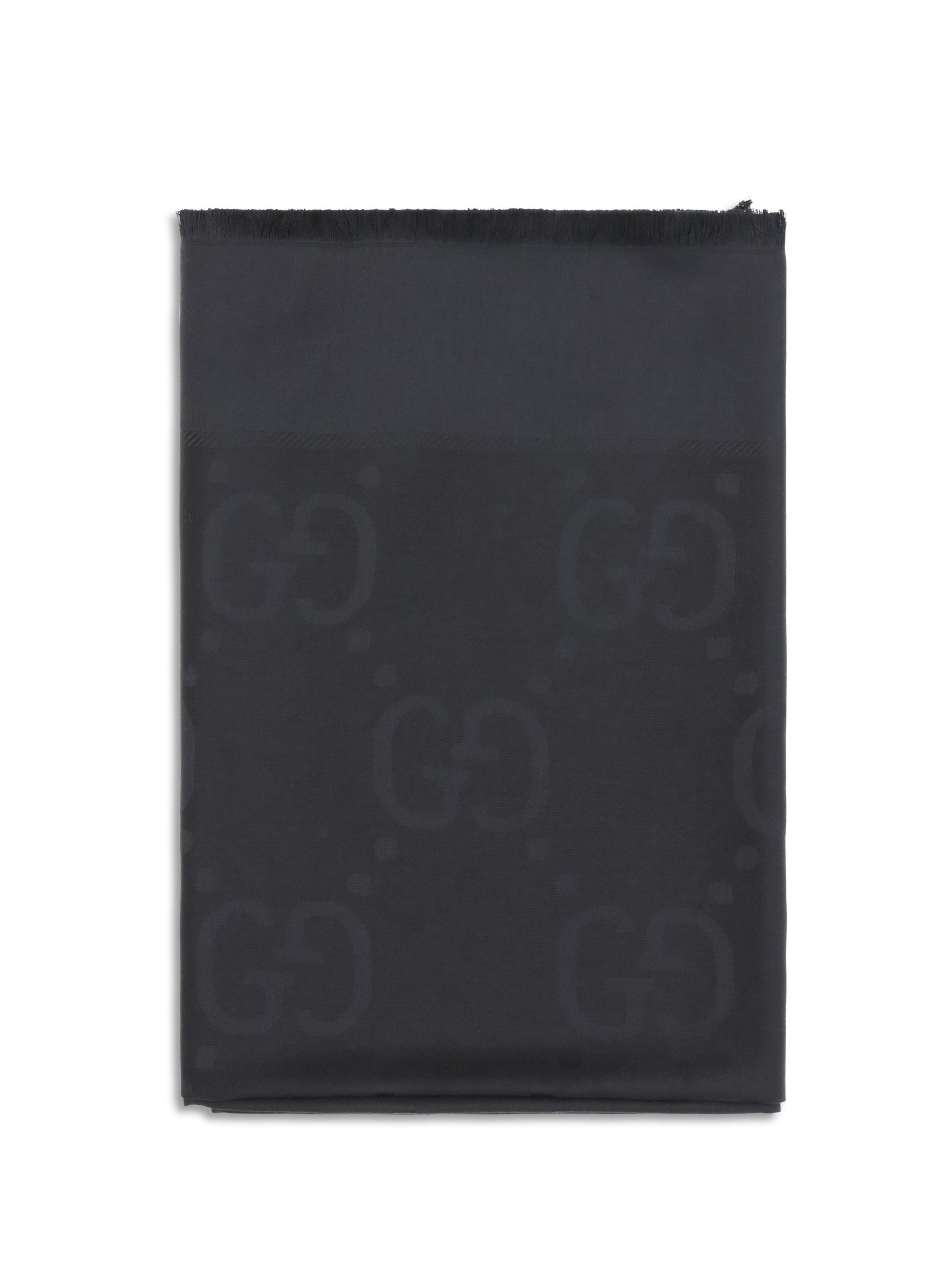 Gucci Women Scarf In Wool And Silk