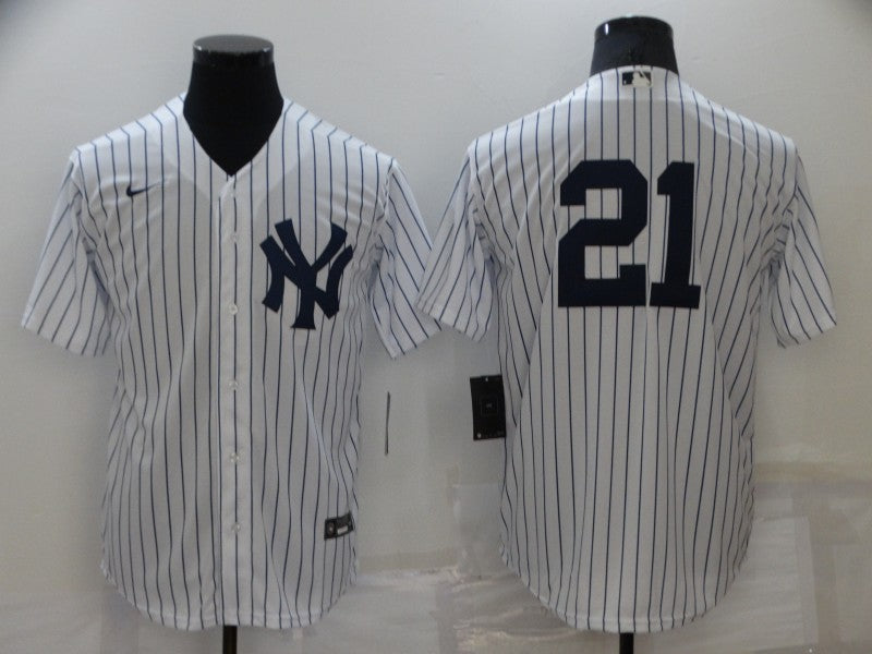 Men's New York Yankees Paul O������������������������������������Neill #21 White Replica Player Name jersey
