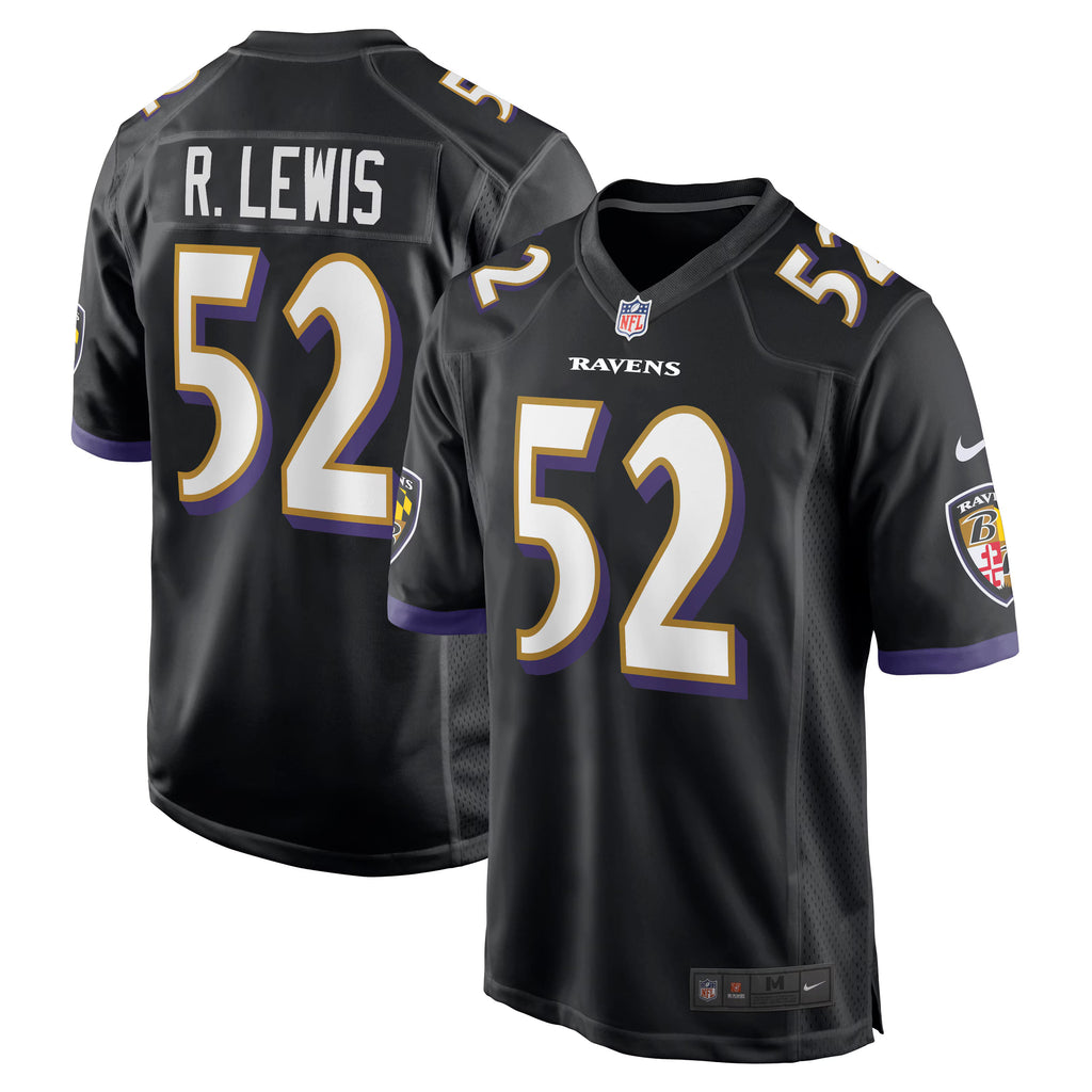 Baltimore Ravens Ray Lewis Black Retired Player Alternate Game Jersey