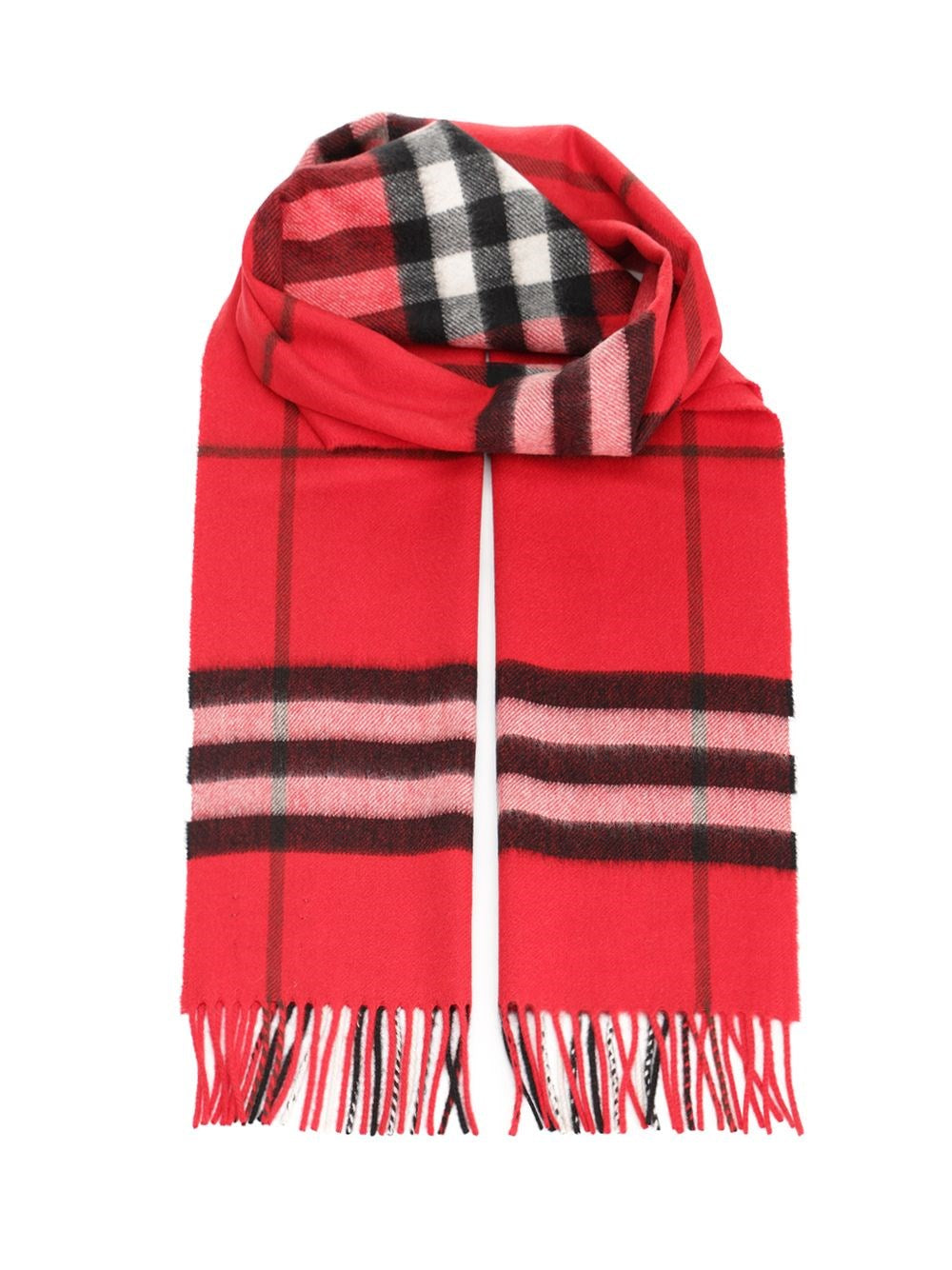 Burberry Women Check Cashmere Scarf
