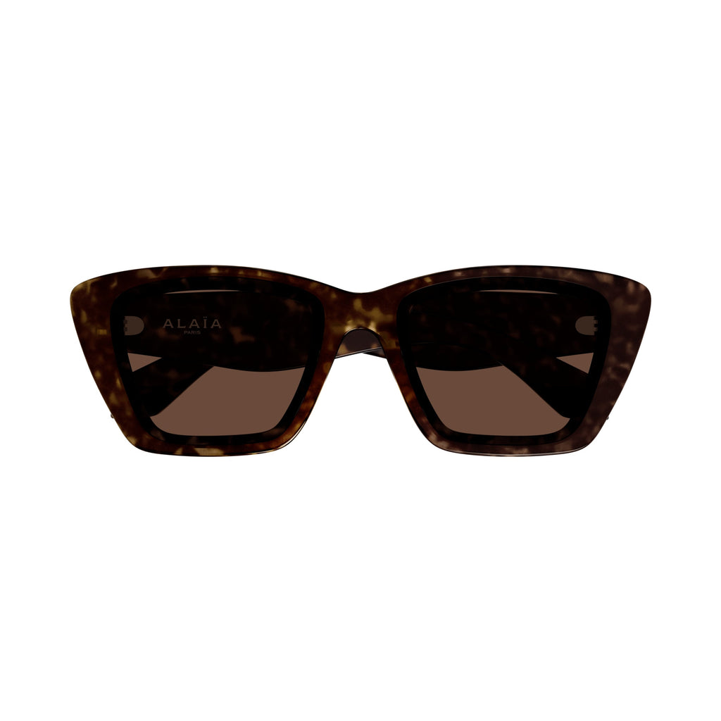 Oversized Square Sunglasses With Tortoiseshell Frame And Logo Accents