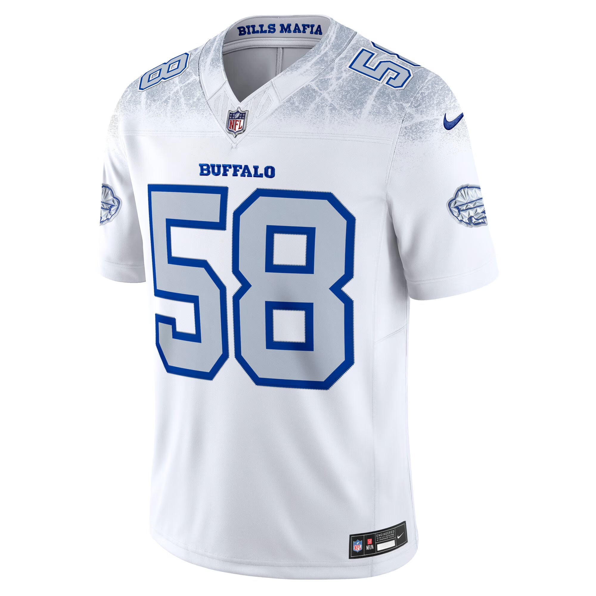 Buffalo Bills Matt Milano White 2025 Rivalries Collection Limited Jersey