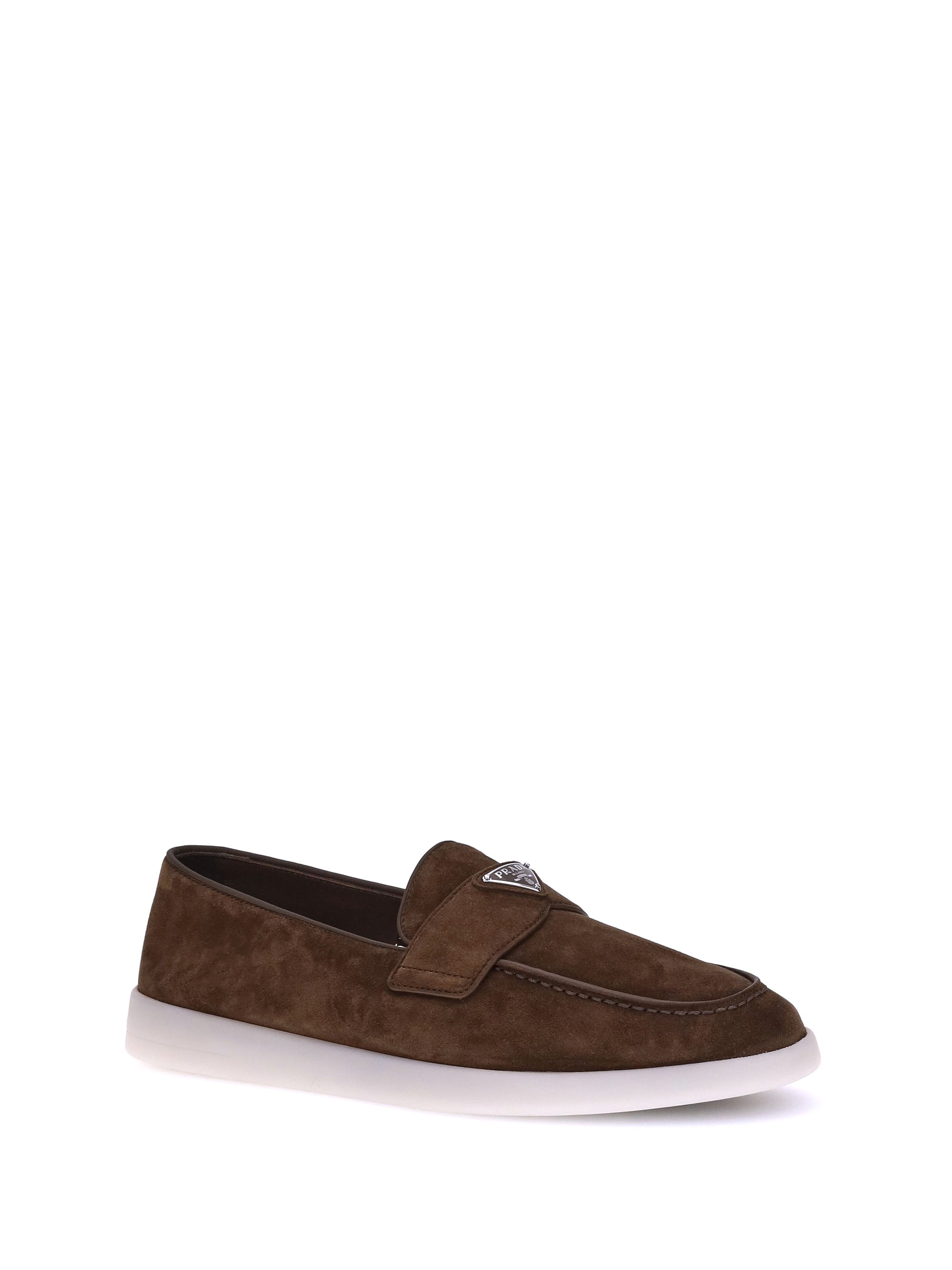 Prada Men Suede Loafers