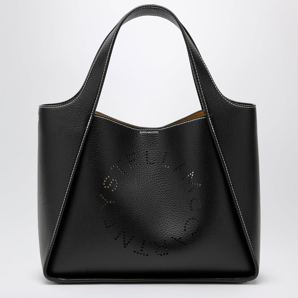 Stella Mccartney Black Medium Stella Logo Bag Women