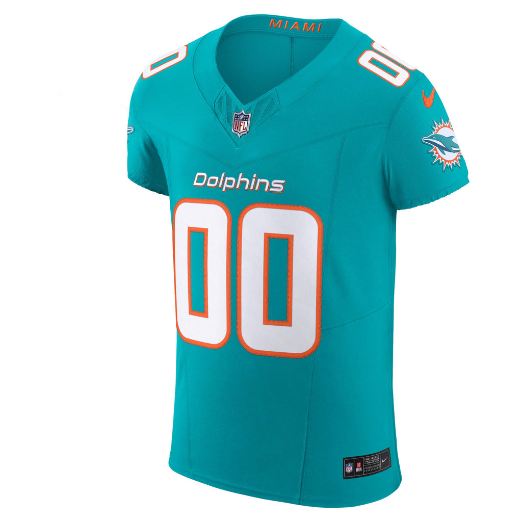 Miami Dolphins Aqua Vapor F.U.S.E. Elite Custom Jersey